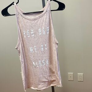 O'Neill Light Pink Aloha Tank Top